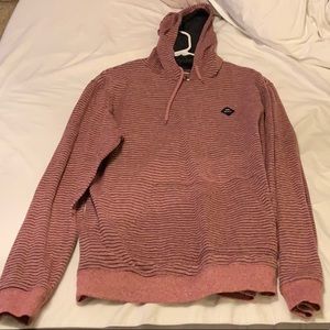 RVCA brand men’s striped hoodie